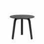 Hay Living Bella Coffee Table Ø: 45 cm / H: 39 cm , Eiche schwarz lackiert