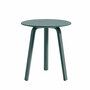 Hay Living Bella Coffee Table Ø: 45 cm / H: 49 cm , Eiche braunschweiggrün lackiert