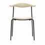 Carl Hansen & Søn Stuhl 'CH88T Buche geseift, Schwarz pulverbeschichtet