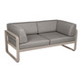 Fermob 2-Sitzer Club-Sofa 'Bellevie' Muskat 14, Taupe Grau B8