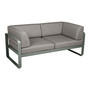 Fermob 2-Sitzer Club-Sofa 'Bellevie' Rosmarin 48, Taupe Grau B8