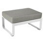 Fermob Polsterhocker 'Bellevie' Weiss 01, Taupe Grau B8