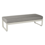 Fermob Bellevie 2-Seater-Ottoman Lehmgrau A5	, Taupe Grau B8