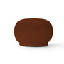Ferm Living Rico Pouf Rust 67 - Rich Velvet