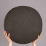 myfelt Filz Colour Pouf M Ø: 48 cm / H: 18 cm , Anthrazit - Kuno