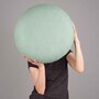 myfelt Filz Colour Pouf M Ø: 48 cm / H: 18 cm , Türkisgrau - Fine