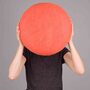 myfelt Filz Colour Pouf S Ø: 38 cm / H: 14 cm , Koralle - Felix