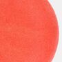 myfelt Filz Colour Pouf S Ø: 38 cm / H: 14 cm , Koralle - Felix