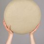 myfelt Filz Colour Pouf S Ø: 38 cm / H: 14 cm , Grünbeige - Lutz