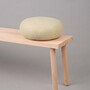 myfelt Filz Colour Pouf S Ø: 38 cm / H: 14 cm , Grünbeige - Lutz