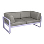 Fermob 2-Sitzer Club-Sofa 'Bellevie' Marshmallow D1, Taupe Grau B8