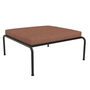 Houe Ottomane 'Avon' Schwarz 12, Rust 17 - Sunbrella Heritage