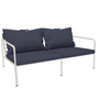 Houe Sofamodul 'Avon' Muted White 08, Indigo 53 - Sunbrella Heritage