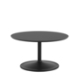 Muuto Soft Coffee Table Nanolaminat Schwarz / Schwarz, Ø: 75 cm
