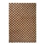 Ferm Living Check Wool Jute Rug B: 140 cm / L: 200 cm , Coffee / Natural