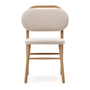 Kave Home  Stuhl mit Chenille Bezug 2er Set Preis pro Stuhl 'Helda' von Kave Home Beige, Natur
