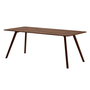 Objekte unserer Tage Tisch Meyer 23 von Objekte unserer Tage Walnut waxed, T: 200 cm