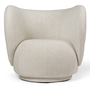 Ferm Living Loungesessel Rico Soft Bouclé von Ferm Living Off White