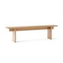 &Tradition Sitzbank Ita OS5 & OS6 von &Tradition Oak lacquered, B: 170 cm