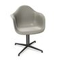 Vitra Eames Fiberglas Armchair DAL von Vitra 06 Raw Umber, Basic Dark 30 pulverbeschichtet (glatt), Filzgleiter basic dark für Hartboden 05