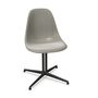Vitra Eames Fiberglas Side Chair DSL von Vitra 06 Raw Umber, Basic Dark 30 pulverbeschichtet (glatt), Filzgleiter basic dark für Hartboden 05