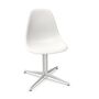 Vitra Eames Plastic Side Chair DSL von Vitra 04 Weiss, Weiss 04 pulverbeschichtet (glatt), Filzgleiter basic dark für Hartboden 05