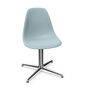 Vitra Eames Plastic Side Chair DSL von Vitra 23 Eisgrau RE, Aluminium poliert 03, Filzgleiter basic dark für Hartboden 05