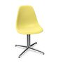 Vitra Eames Plastic Side Chair DSL von Vitra 92 Citron RE, Aluminium poliert 03, Filzgleiter basic dark für Hartboden 05
