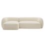 Kave Home 3-Sitzer Sofa Martina von Kave Home Links, Ecru - Chenille