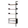 &Tradition Rombe Add-on Cabinet IF6 von &Tradition Anthrazit Walnuss lackiert