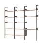 &Tradition Regalsystem J Rombe IF3 & IF5 & IF6 von &Tradition Anthrazit Walnuss lackiert