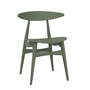Carl Hansen & Søn Bunter Stuhl 'CH33T' Buche Natural Olive Green