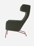 Softline Havana Ohrensessel - Felt Melange - 294 Dark Green