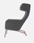 Softline Havana Ohrensessel - Felt Melange - 623 Dark Grey