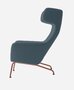 Softline Havana Ohrensessel - Felt Melange - 846 Blue Grey