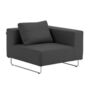 Softline Ohio Sofa-Eckelemente-Felt Melange - 623 Dark Grey