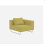 Softline Ohio Sofa-Eckelemente-Felt Melange - 847 Mustard