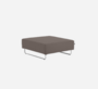 Softline Ohio Hocker/Ottomane-Felt Melange - 635 Brown