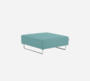 Softline Ohio Hocker/Ottomane-Felt Melange - 652 Turquoise