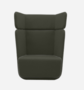 Softline Basket Sessel mit hohem Rücken - Felt Melange - 294 Dark Green