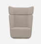 Softline Basket Sessel mit hohem Rücken - Felt Melange - 619 Sand