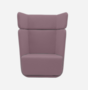 Softline Basket Sessel mit hohem Rücken - Felt Melange - 640 Purple