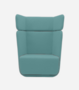 Softline Basket Sessel mit hohem Rücken -Felt Melange - 652 Turquoise