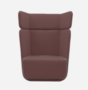 Softline Basket Sessel mit hohem Rücken - Vision - 398 Pink Red
