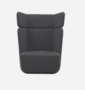 Softline Basket Sessel mit hohem Rücken - Vision - 449 Anthracite