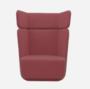 Softline Basket Sessel mit hohem Rücken - Vision - 453 Light Red