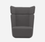 Softline Basket Sessel mit hohem Rücken - Vision - 526 Dark Grey