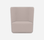 Softline Basket Sessel mit niedrigem Rücken - Felt Melange - 642 Lilac