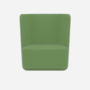 Softline Basket Sessel mit niedrigem Rücken - Felt Melange - 848 Green