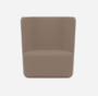 Softline Basket Sessel mit niedrigem Rücken - Felt Melange - 849 Light Brown